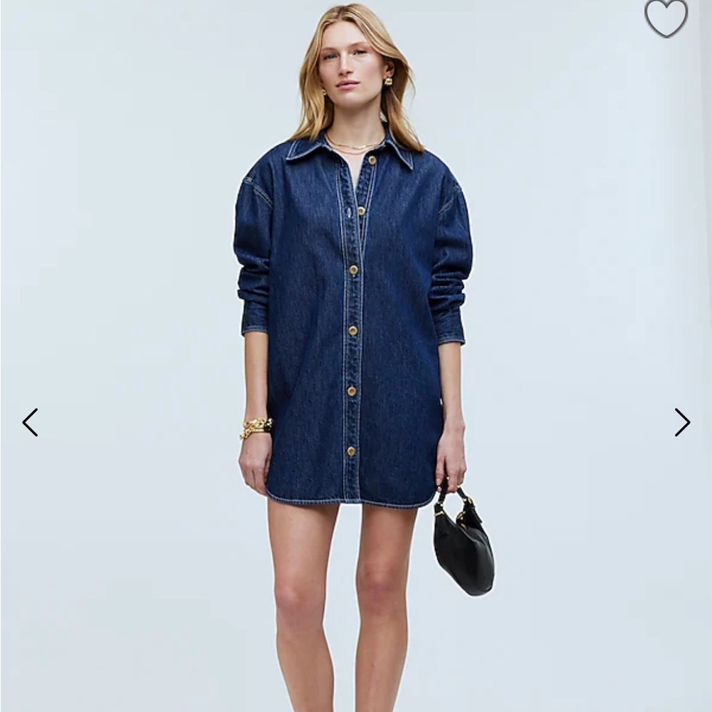 Madewell Denim Blue Shirt Dress